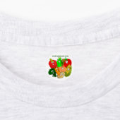 Superheld, kleurrijke groenten labels (Aangebracht)