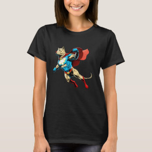 Superheld Labrador Retriever Red Cape Super Hero D T-shirt