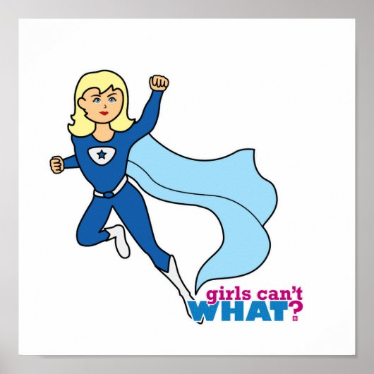 Superheld - Licht/Blonde Poster (Voorkant)