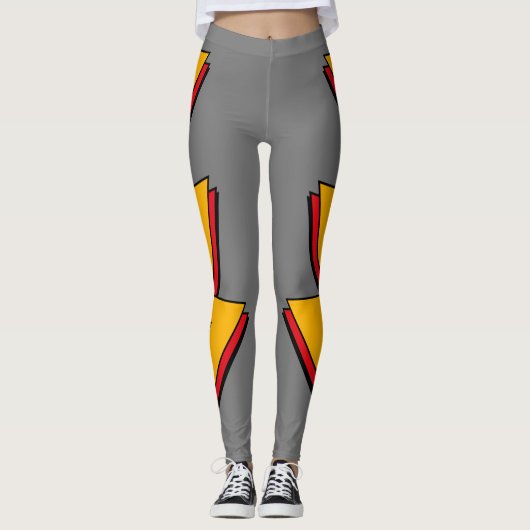 Superheld Lightening Leggings (Voorkant)