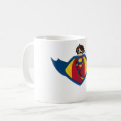 Superheld Logo Coffee-Mok Koffiemok (Voorkant links)