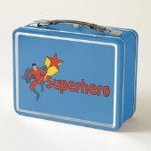 Superheld lunchbox! (Achterkant)