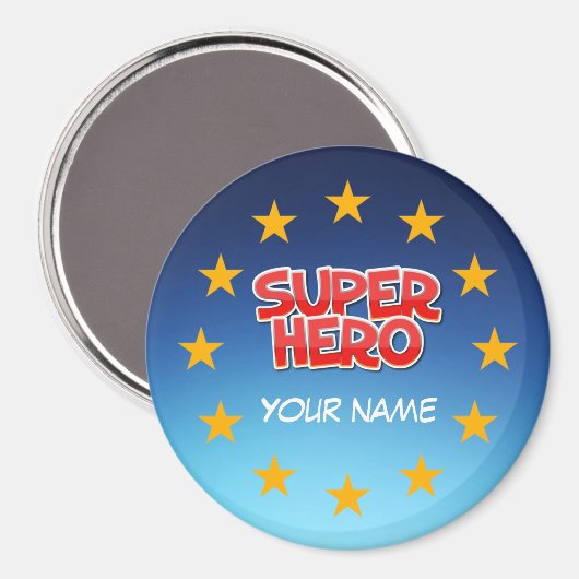  superheld magneet (Voorkant / Achterkant)