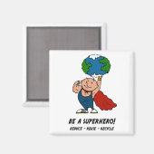 superheld magneet (Voorkant / Achterkant)