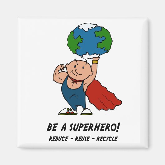 superheld magneet (Voorkant)