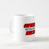 Superheld...makelaar Koffiemok (Voorkant links)
