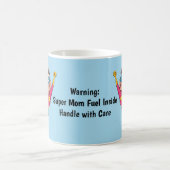 Superheld mam gepersonaliseerd koffiemok (Center)