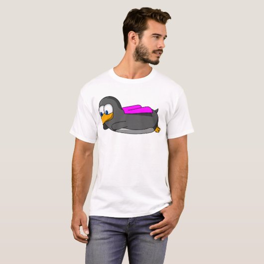 Superheld mannen basict-shirt t-shirt (Voorkant volledig)