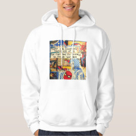 Superheld Mannen Geboste overhemd Hoodie