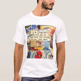Superheld Mannen T-Shirt