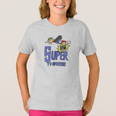 Superheld Meisje 3e Verjaardag Tshirts en geschenk (Voorkant)