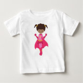 Superheld meisje, Afro-Amerikaans meisje, Roze cap (Voorkant)