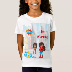 Superheld meisjes zijn sterk t-shirt