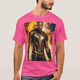 Superheld met de kracht van de tijd man T-shirt