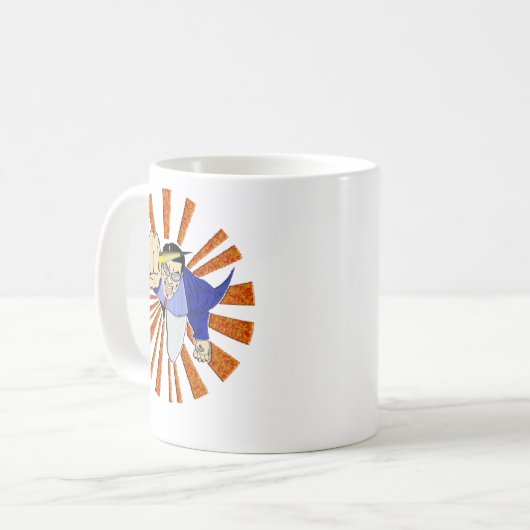 Superheld met Potlood Koffiemok (Voorkant links)