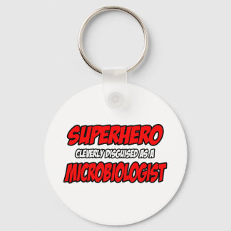 Superheld.. microbioloog sleutelhanger