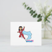 Superheld - Middelgroot Briefkaart (Staand voorkant)