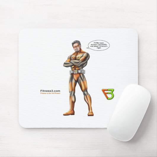 Superheld-muisblok Muismat (Met muis)