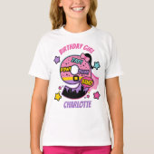 Superheld Nineth Birthday Girl 9th Super Girl T-shirt (Voorkant)