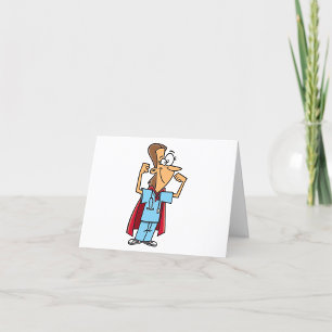 Superheld Nurse Bedankkaart