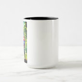 Superheld ontwerp op beker mok (Midden)