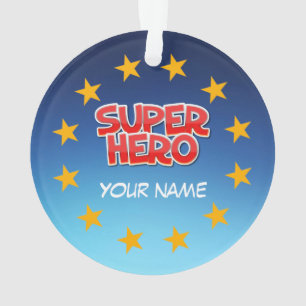 superheld ornament