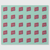 Superheld pa cadeaupapier (Vlak)