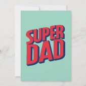 Superheld pa feestdagenkaart (Voorkant)