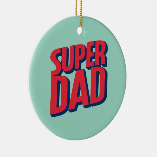 Superheld pa keramisch ornament (Rechts)