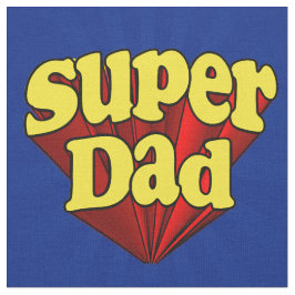 Superheld pa Red Yellow Blue Vaderdag superheld Stof