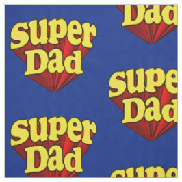 Superheld pa Red Yellow Blue Vaderdag superheld Stof