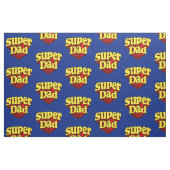 Superheld pa Red Yellow Blue Vaderdag superheld Stof (Fat Quarter)