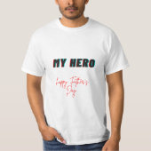 Superheld Pap Vaderdag T-shirt (Voorkant)