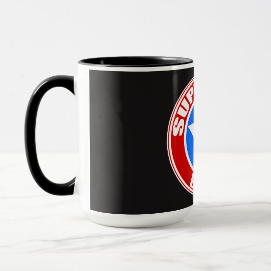 Superheld papa 15oz Combo Mok (Links)