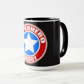 Superheld papa 15oz Combo Mok (Voorkant rechts)