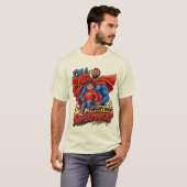 Superheld Papa Heren T-Shirt (Voorkant volledig)
