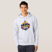 Superheld Papa Hoodie (Voorkant volledig)