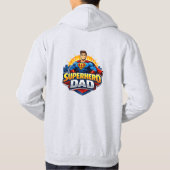 Superheld Papa Hoodie (Achterkant)
