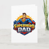 Superheld Papa Kaart (Voorkant)