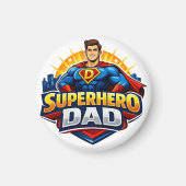 Superheld Papa Magneet (Voorkant)