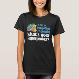 Superheld Physical Therapist Cute PT Star T-shirt