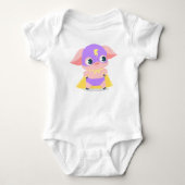 Superheld Pig Baby Sleeper Bodysuit (Voorkant)