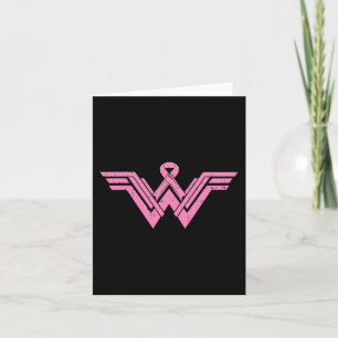 Superheld Pink Ribbon Breast Cancer Awareness Mam Kaart