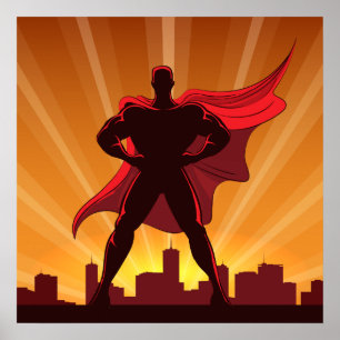 Superheld Poster