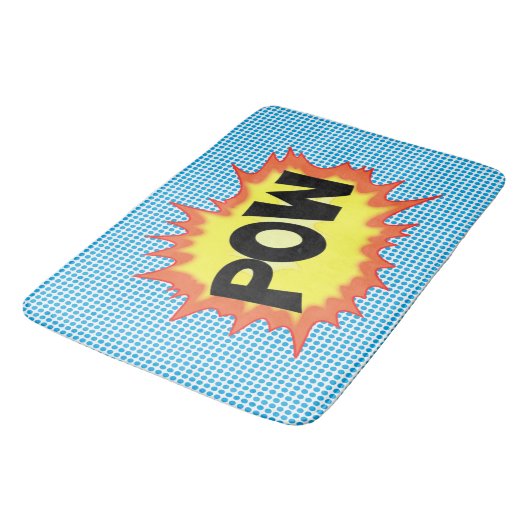 Superheld Pow! Explosiebadmat Badmat (Gekanteld)