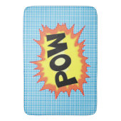 Superheld Pow! Explosiebadmat Badmat (Voorkant Verticaal)