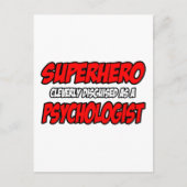 Superheld.. psycholoog briefkaart (Voorkant)