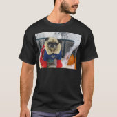 Superheld Pug T-shirt (Voorkant)