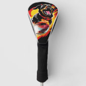 Superheld Rottweiler Dog 01 - Ignacio rechter Golfheadcover (Voorkant)