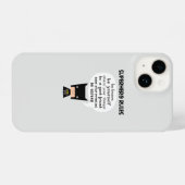 Superheld Rules iPhone Hoesje (Achterkant horizontaal)
